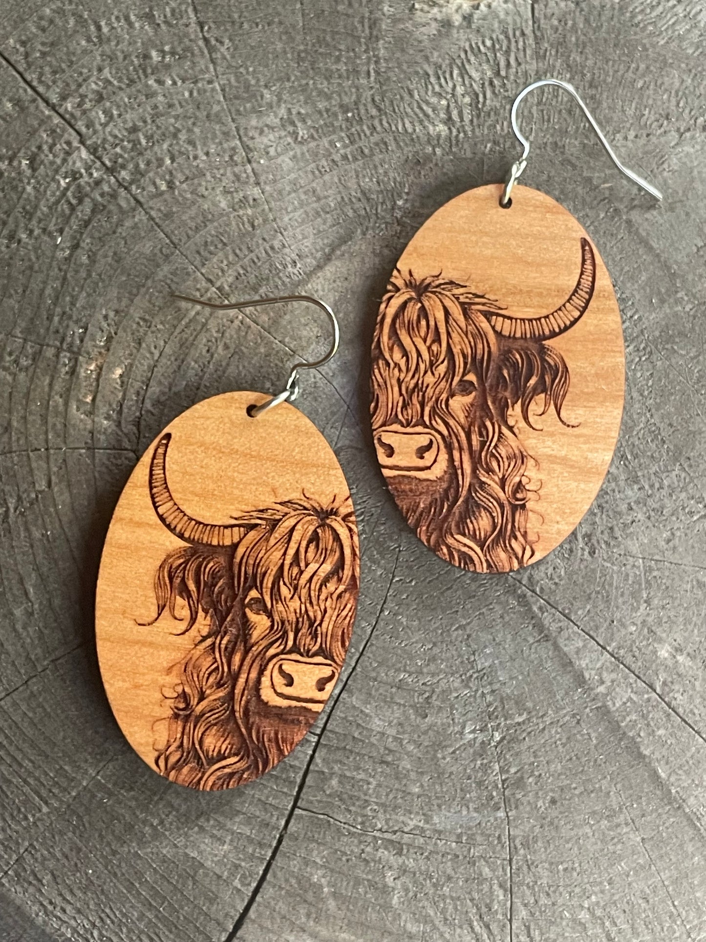 Highland Bull Earrings