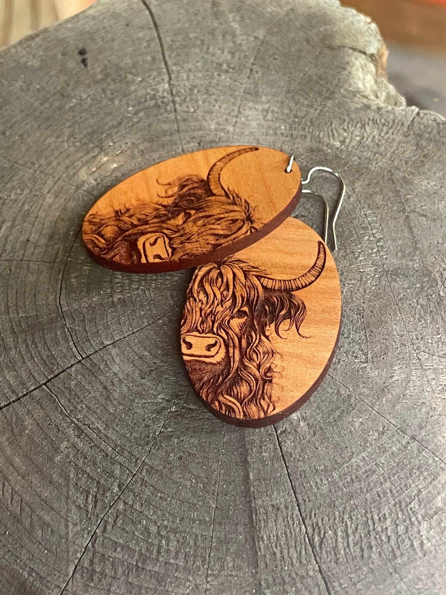 Highland Bull Earrings