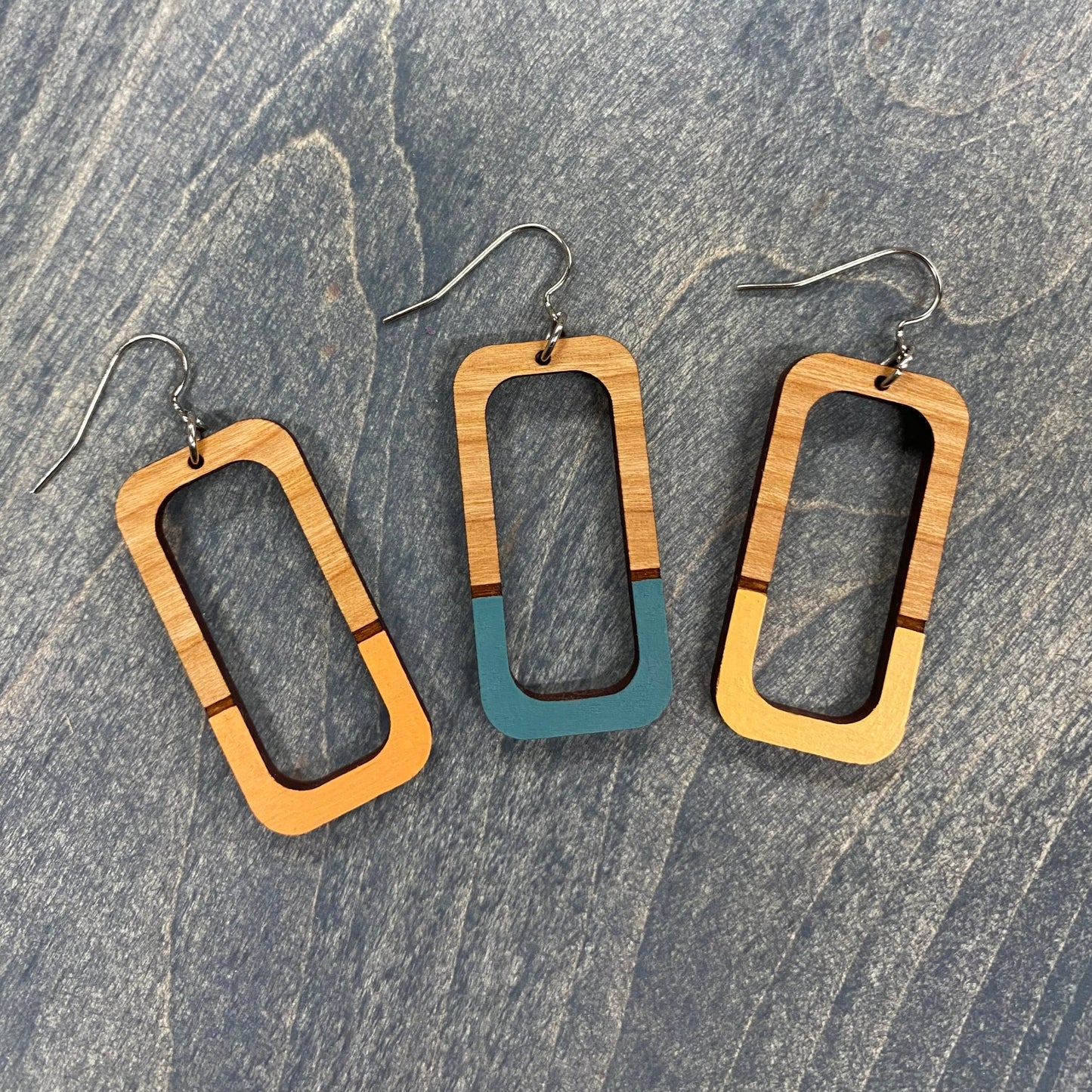 Modern Rectangle Dangles