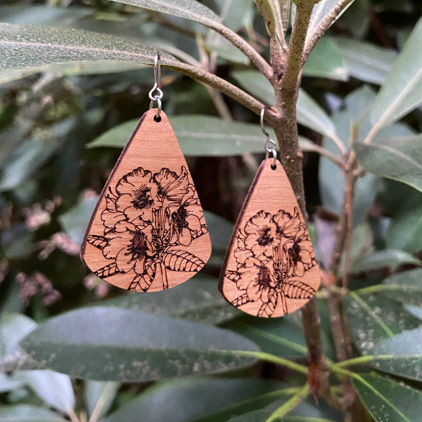 Rhododendron Bloom Earrings