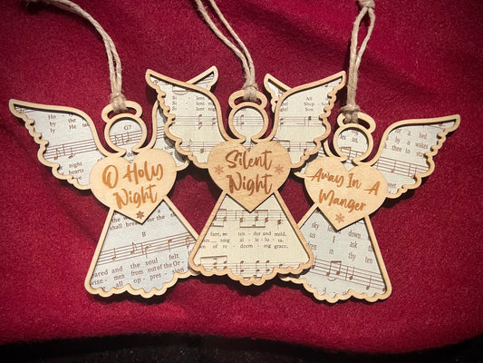 Angel Ornament Trio